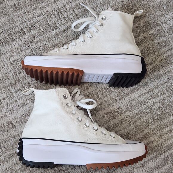 Converse Run Star Hike Platform Canvas white size 6.5 men 8 women - Picture 5 of 9
